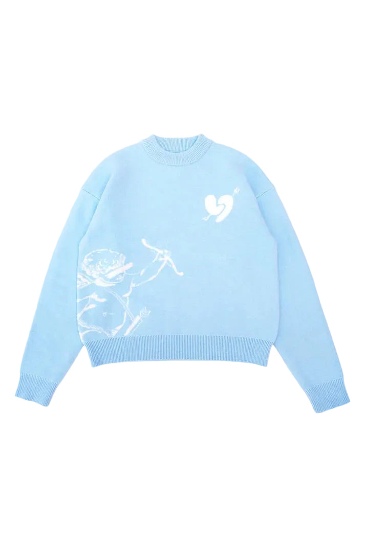 "ARROW" HEART SWEATER