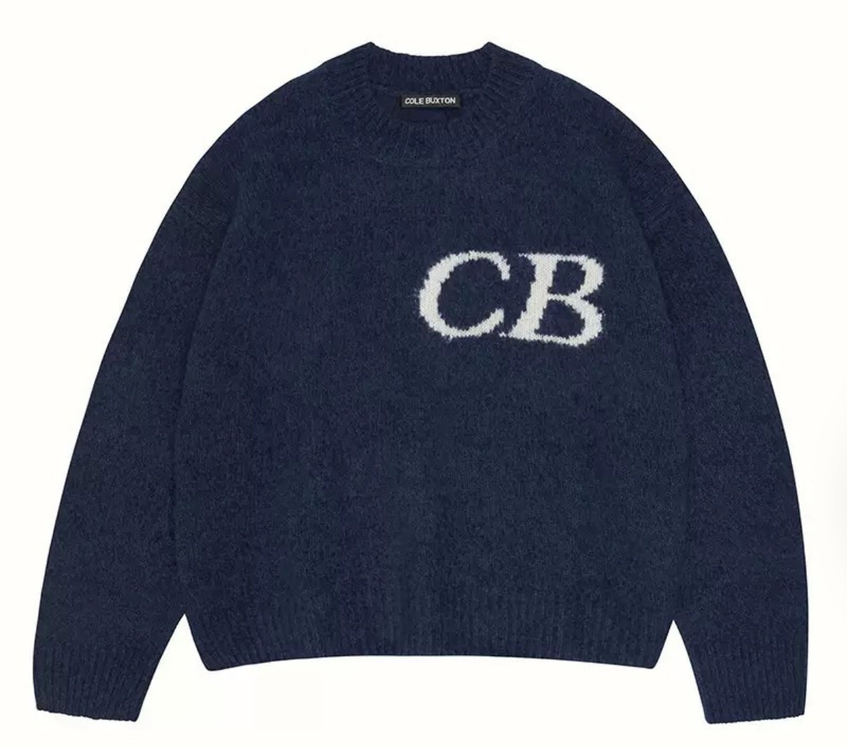 "CB" KNIT SWEATER