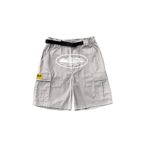 "Alcatraz" Cargo Shorts Grey