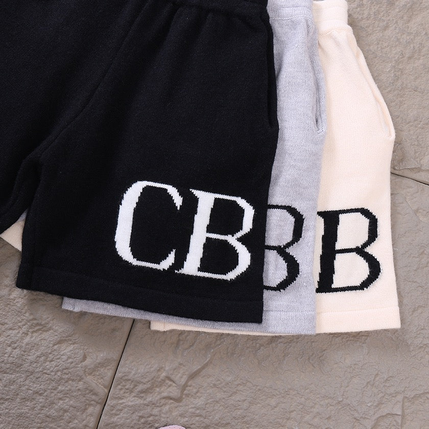 "CB" Shorts Grey